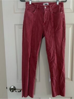 Paige Women’s Cindy Seamed Straight Leg Jeans size 28  Vintage Sweet Rose